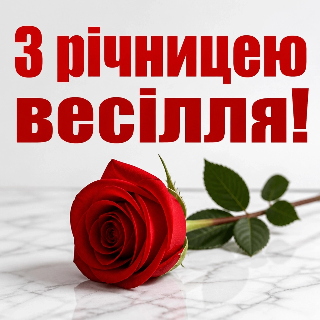 річниця весілля привітання