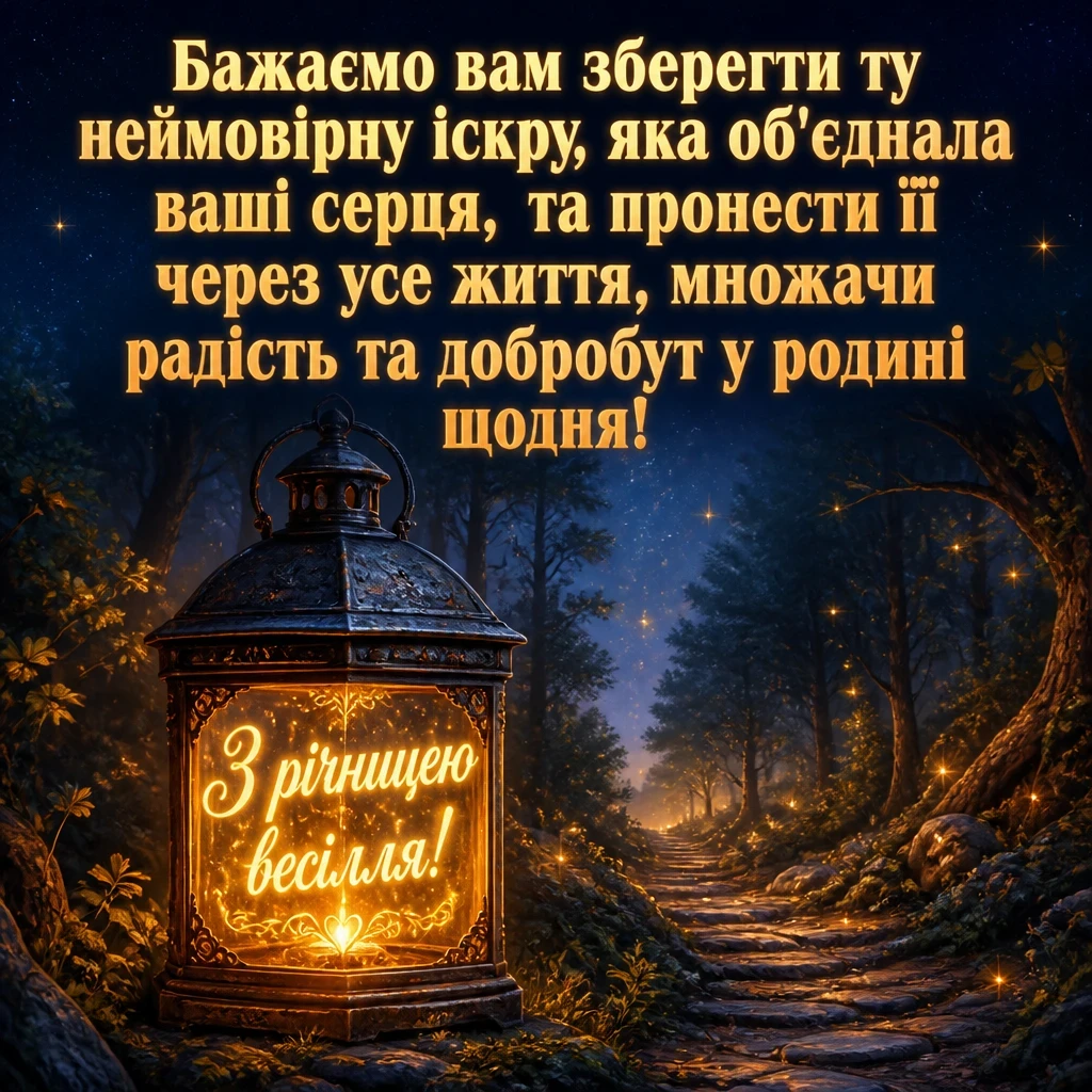 річниця весілля привітання