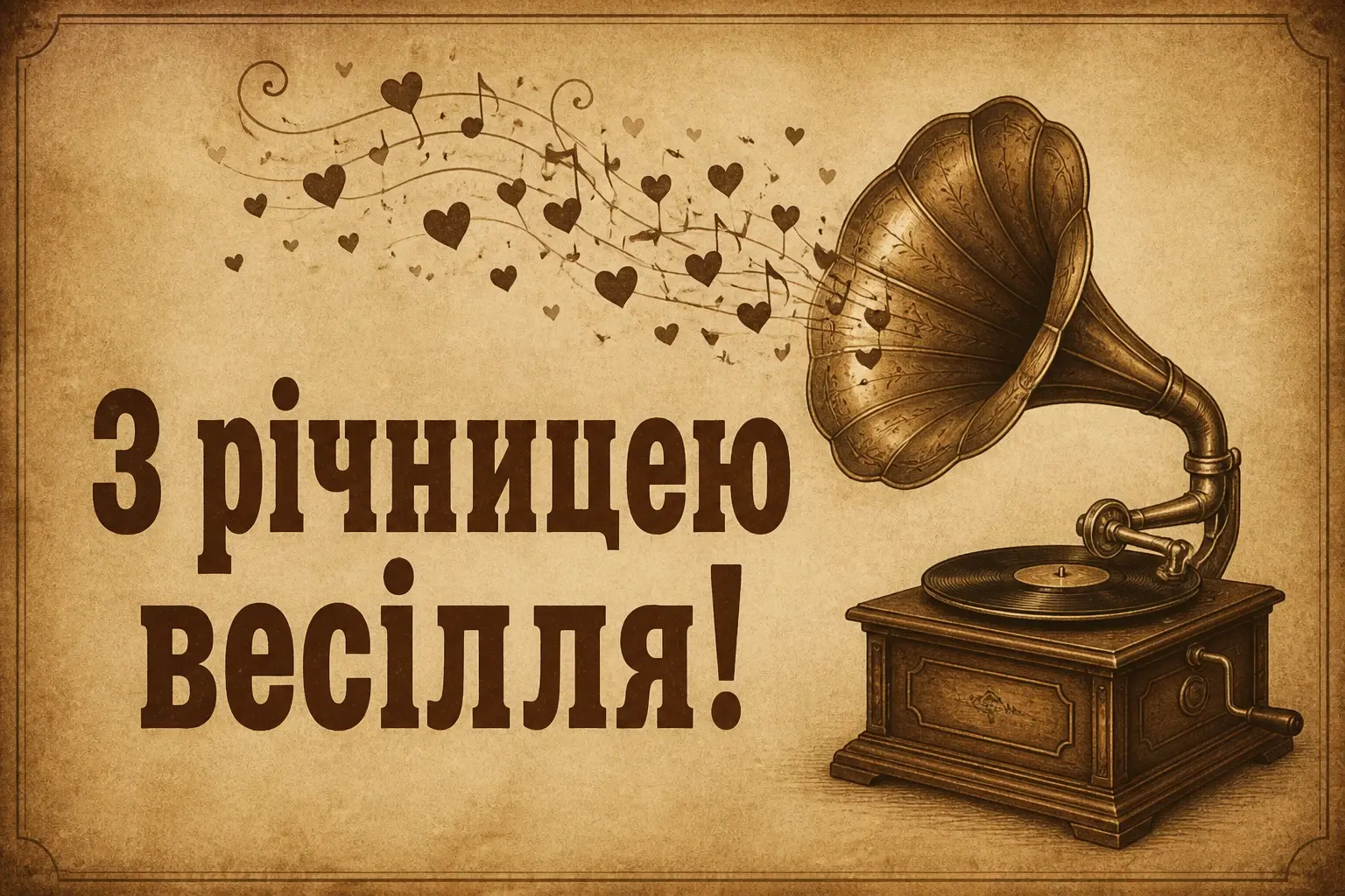річниця весілля привітання