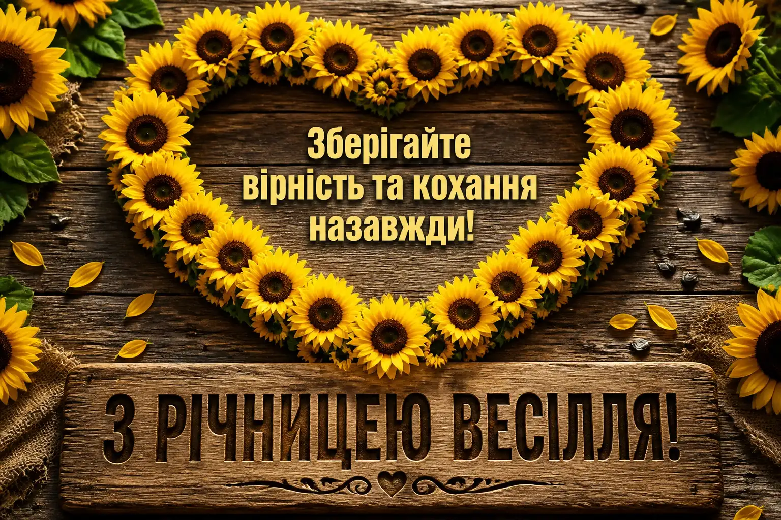 річниця весілля привітання