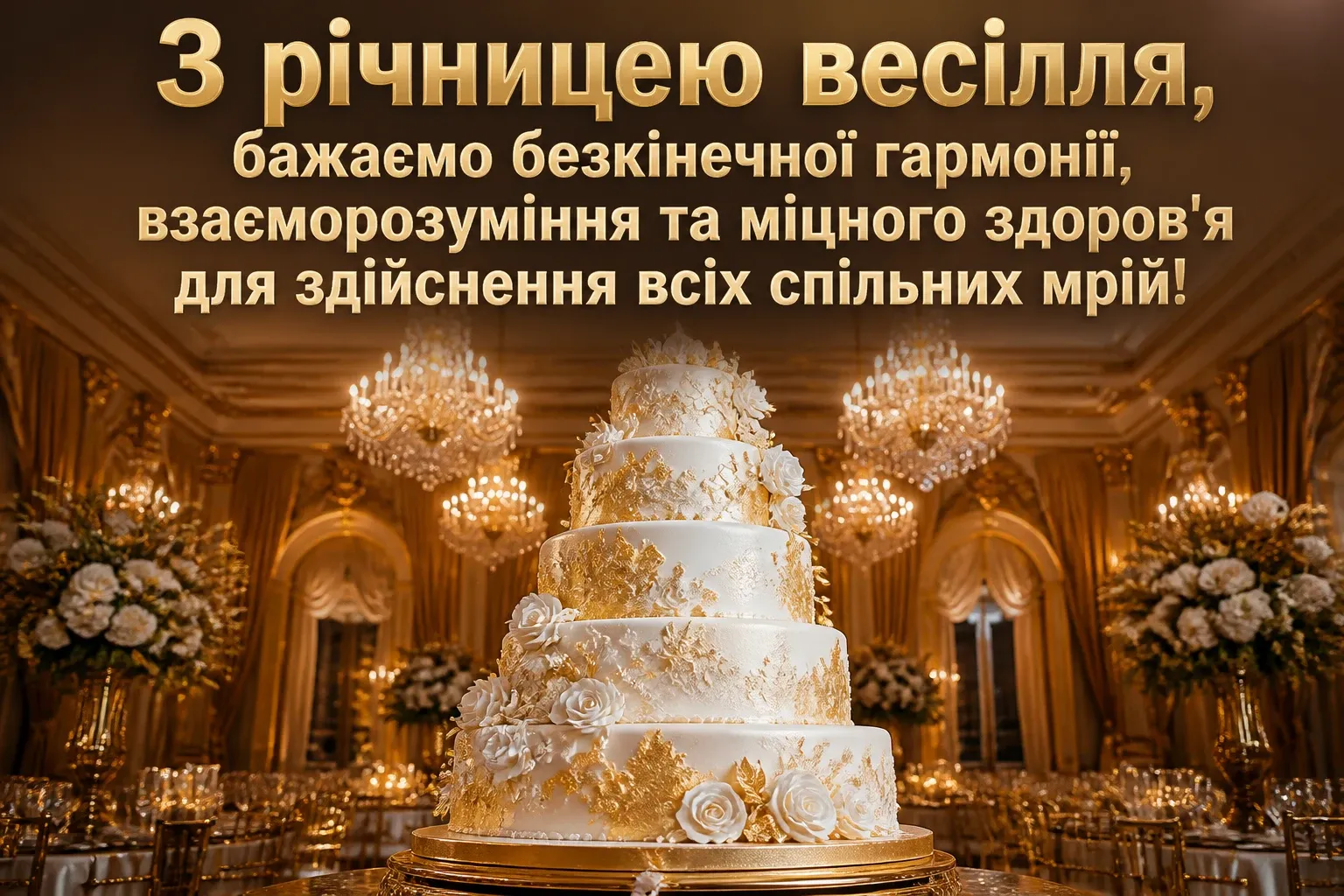 річниця весілля привітання