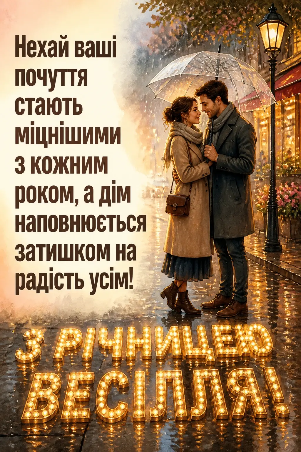 річниця весілля привітання