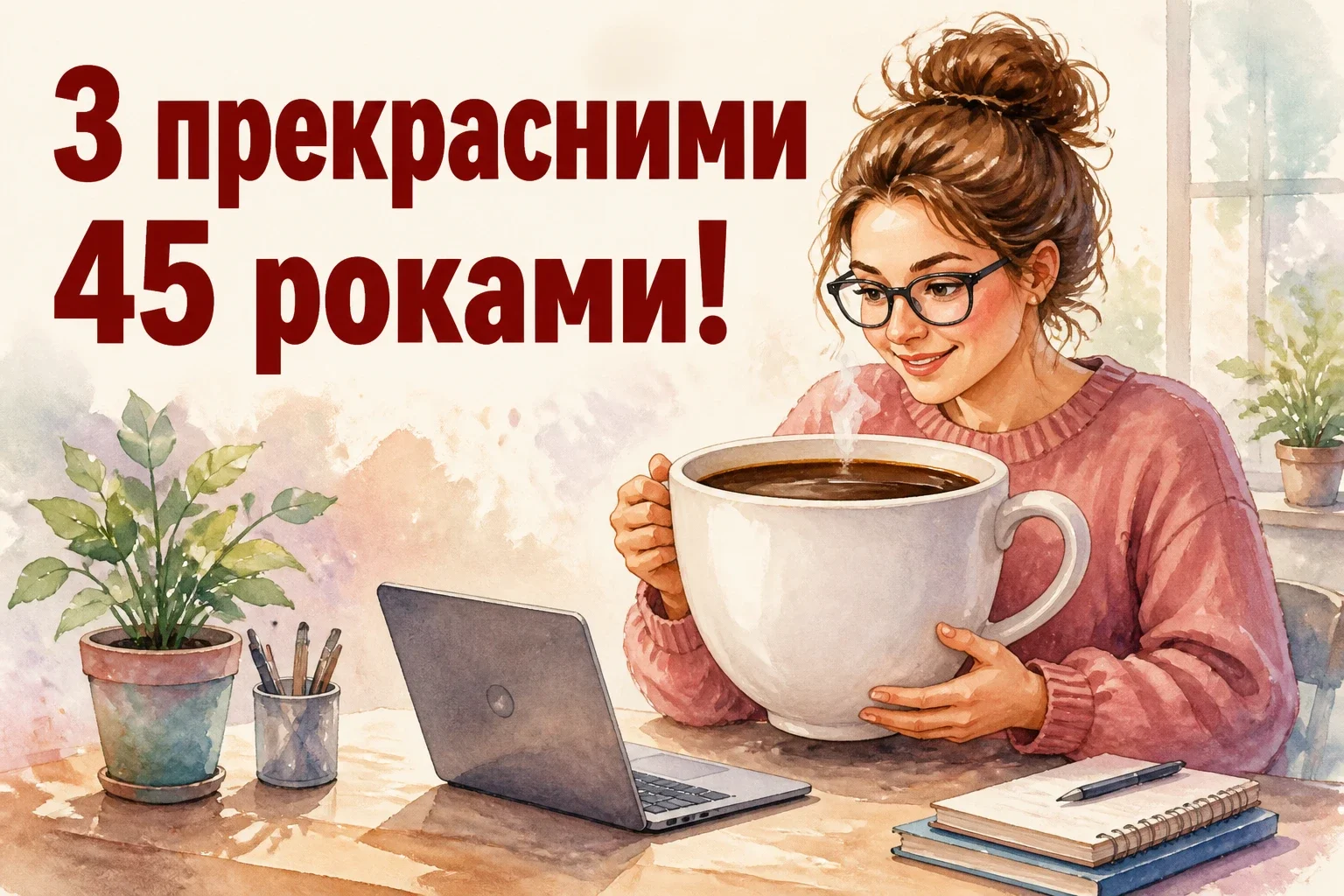 45 річчям привітання з днем народження 45 років жінці прикольні