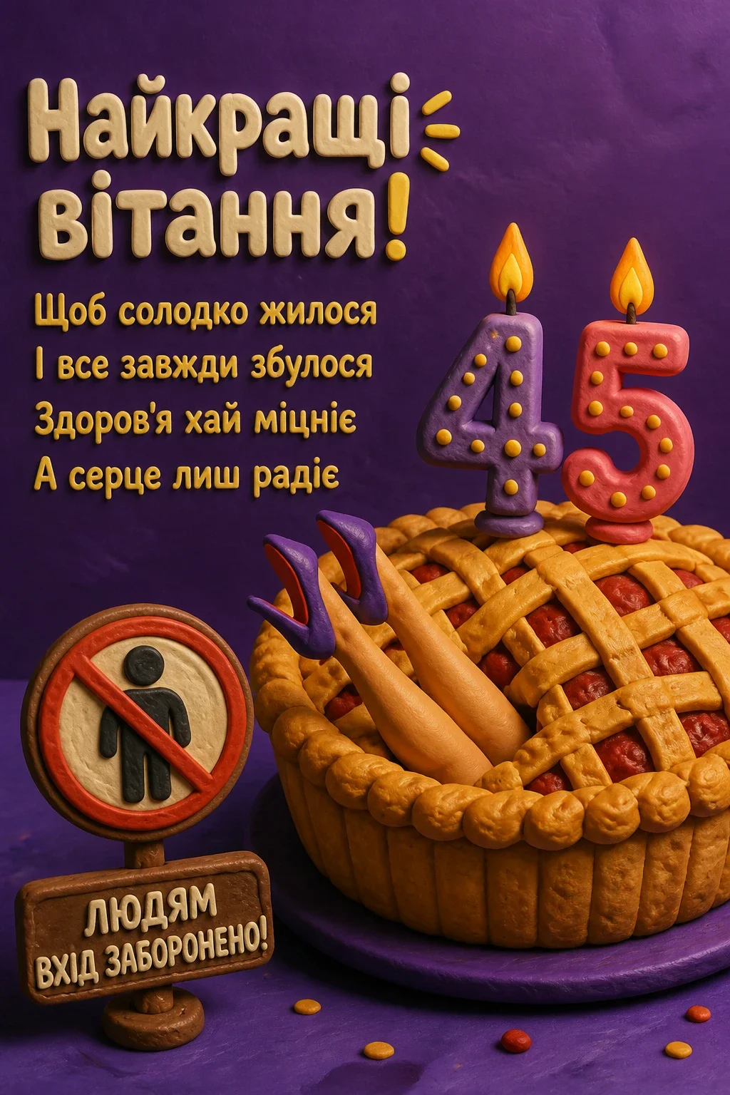 45 річчям привітання з днем народження 45 років жінці прикольні