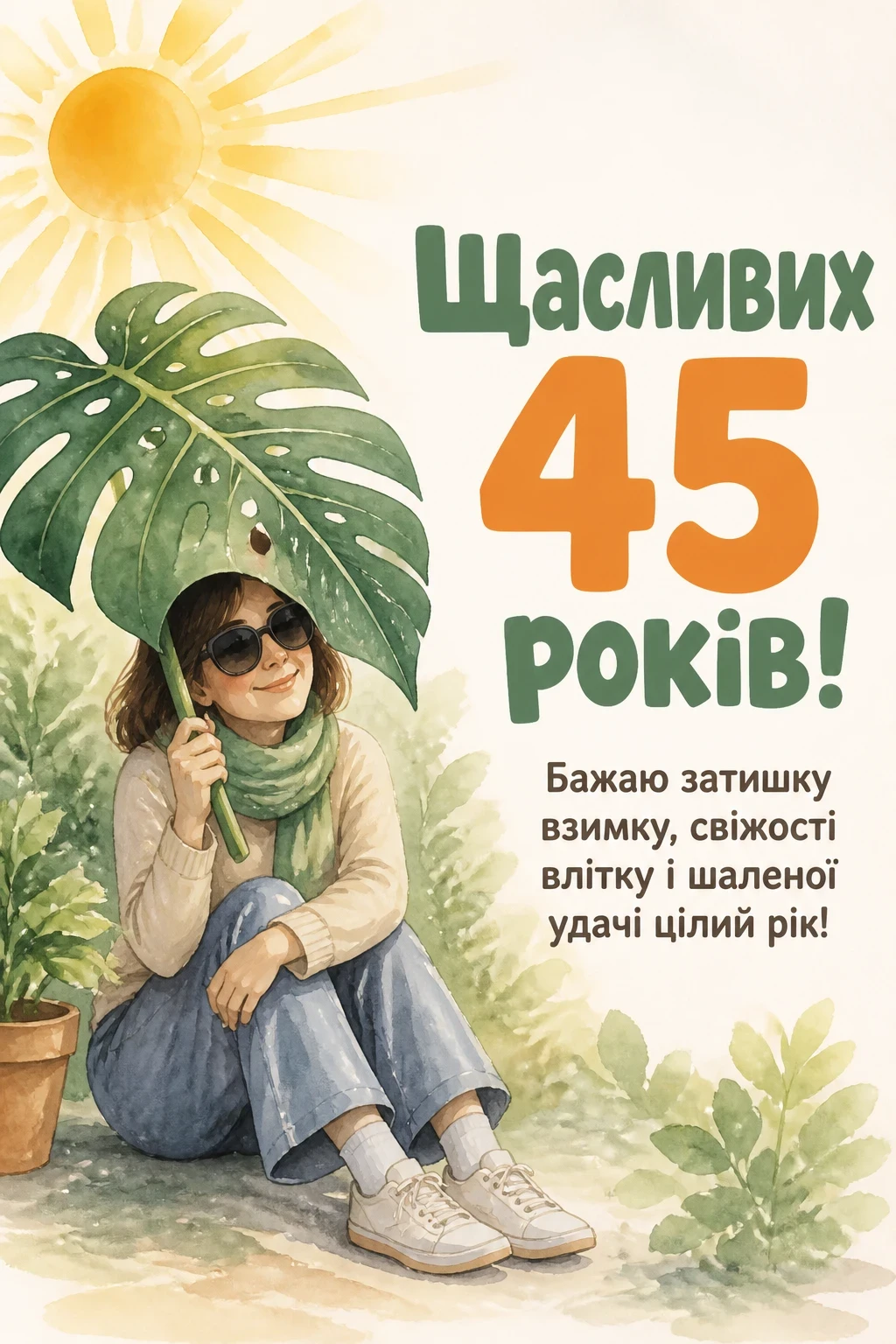 45 річчям привітання з днем народження 45 років жінці прикольні