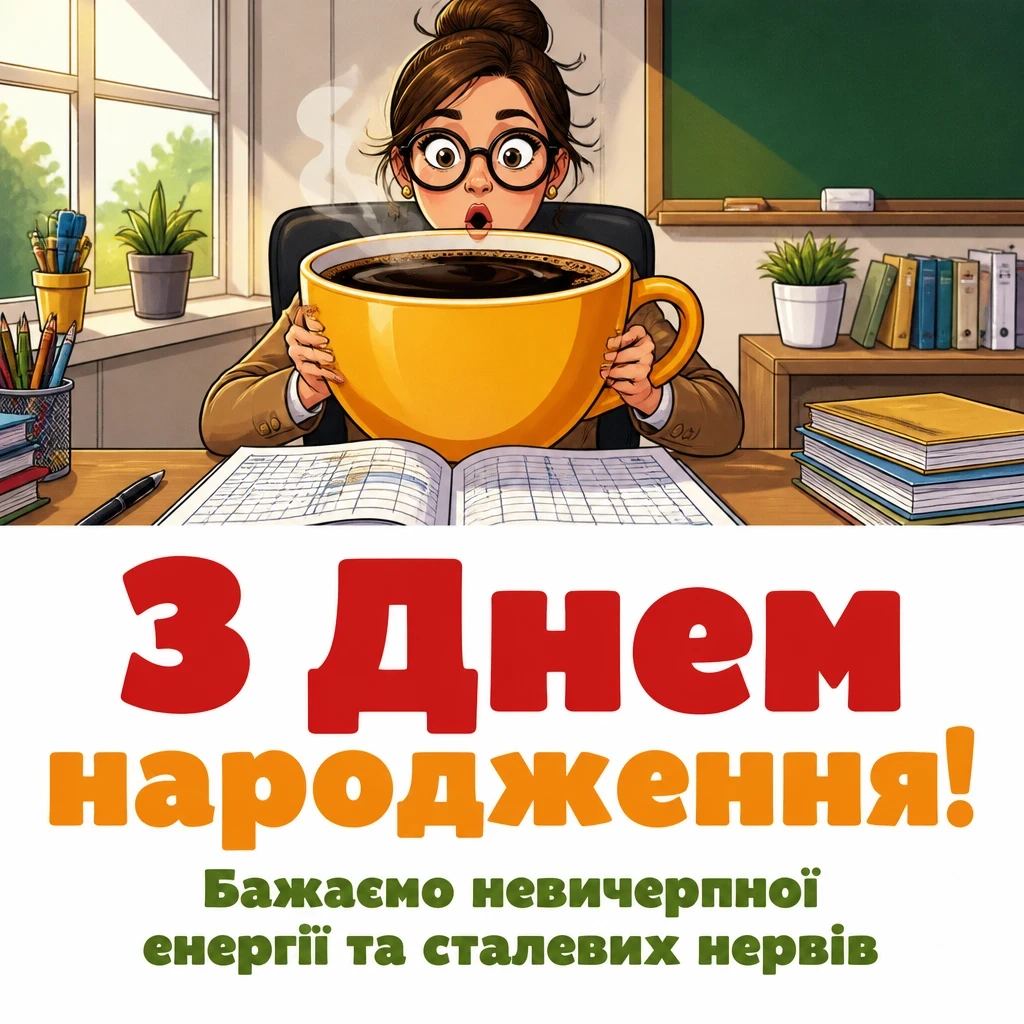 вчительці привітання з днем народження класного керівника