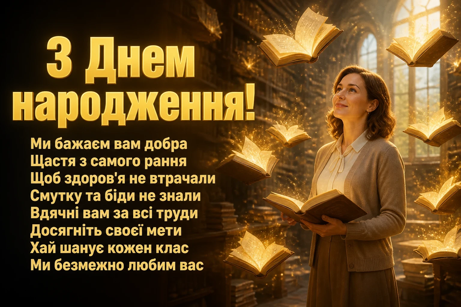 вчительці привітання з днем народження класного керівника