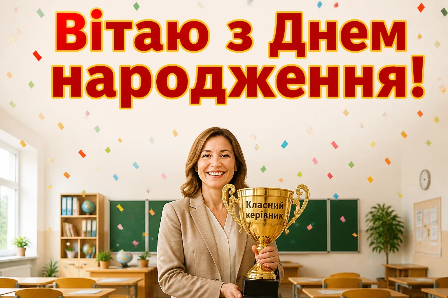вчительці привітання з днем народження класного керівника