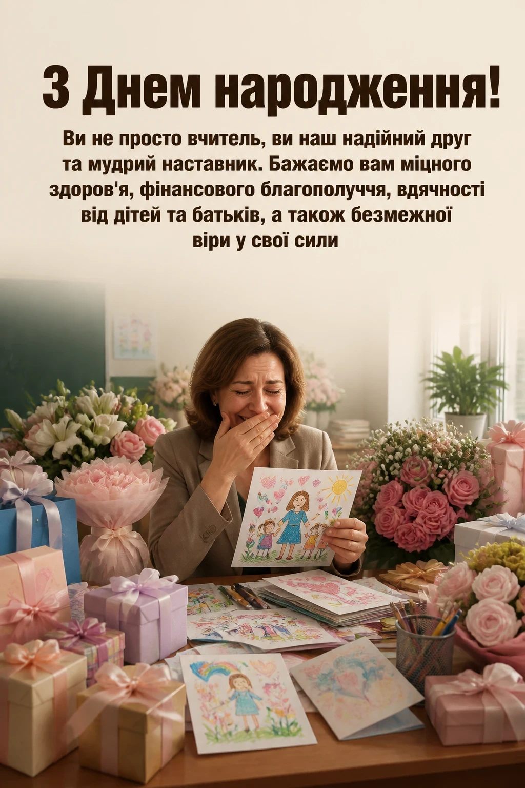 вчительці привітання з днем народження класного керівника