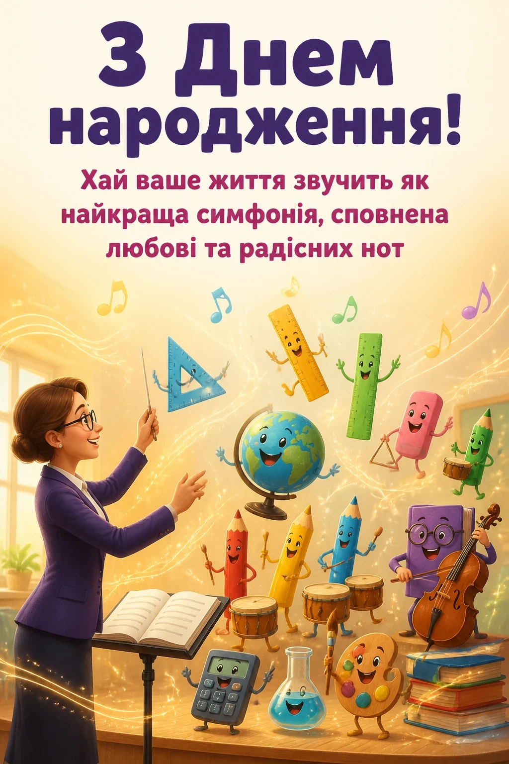 вчительці привітання з днем народження класного керівника