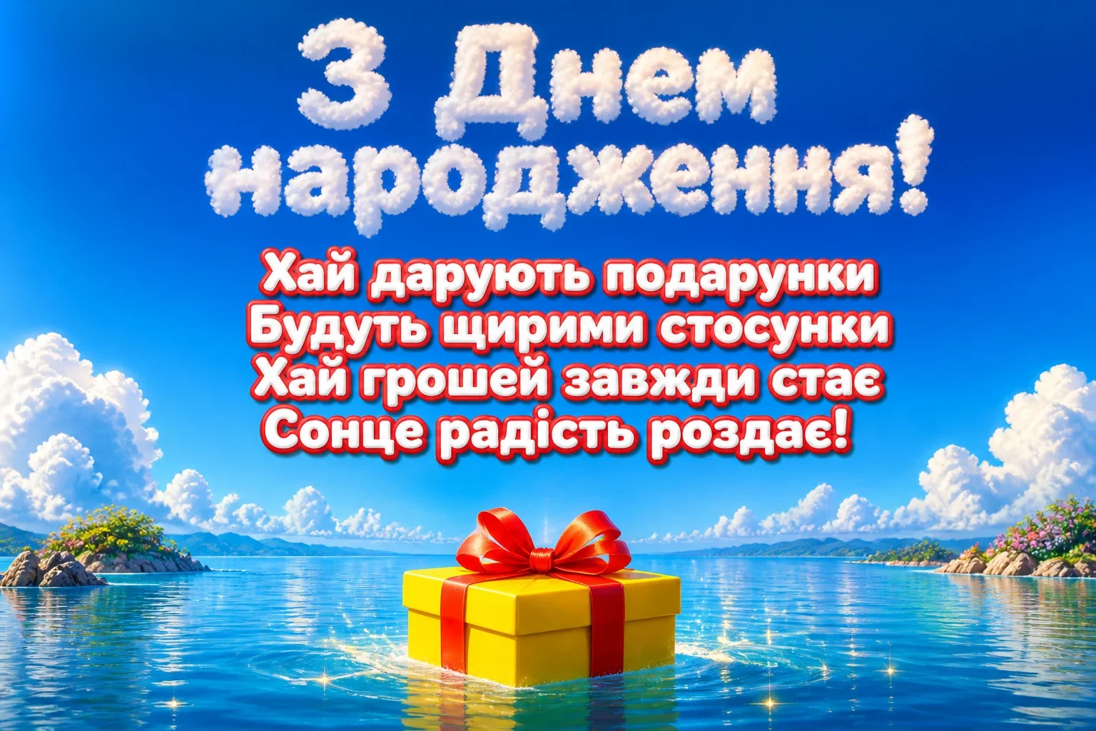 привітання з днем народження простими словами