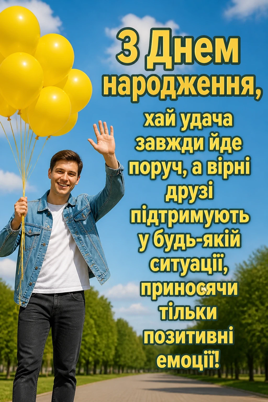привітання з днем народження простими словами