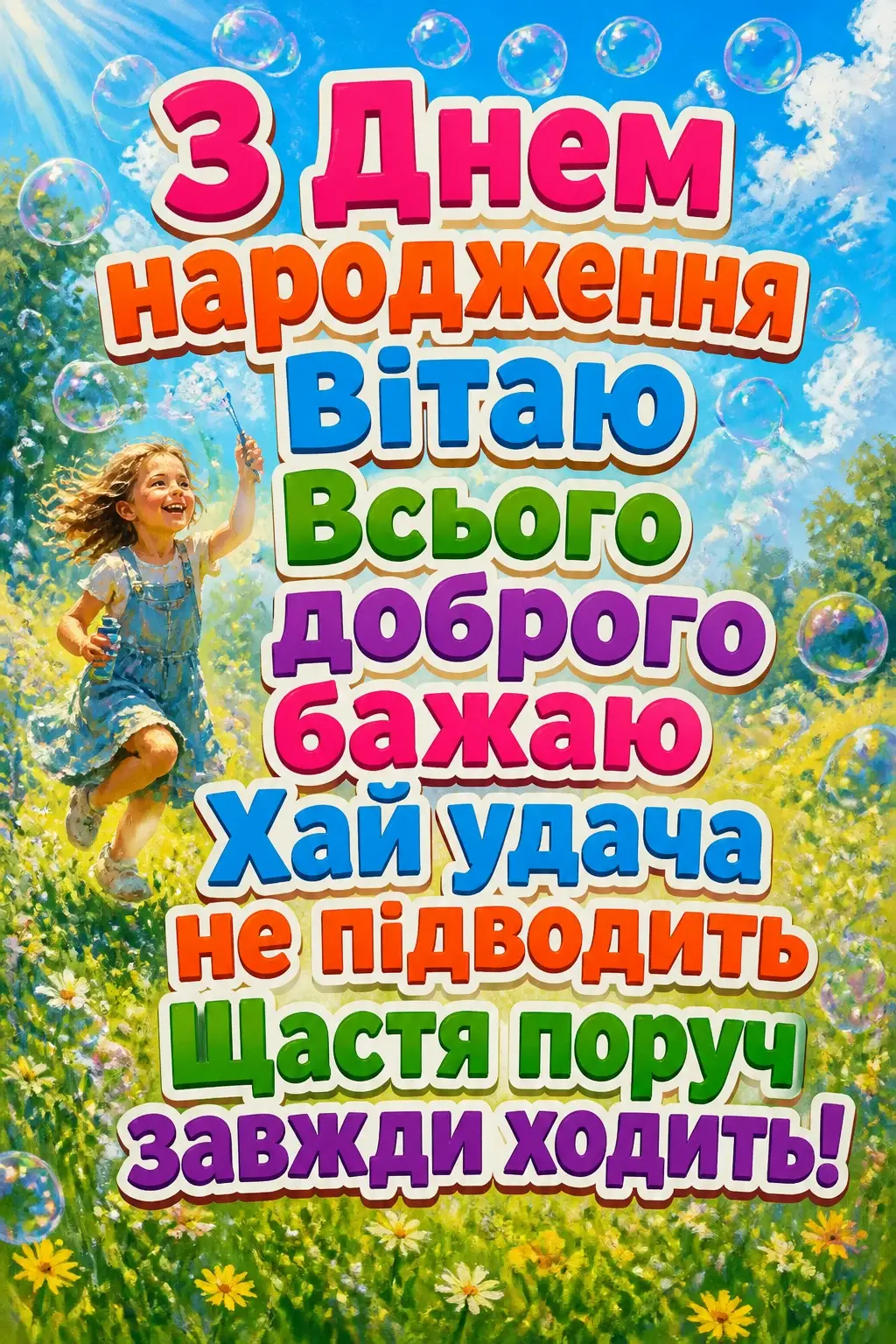 привітання з днем народження простими словами