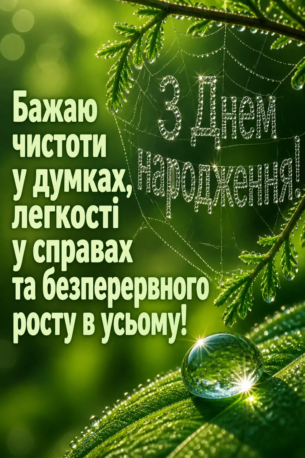 привітання з днем народження простими словами