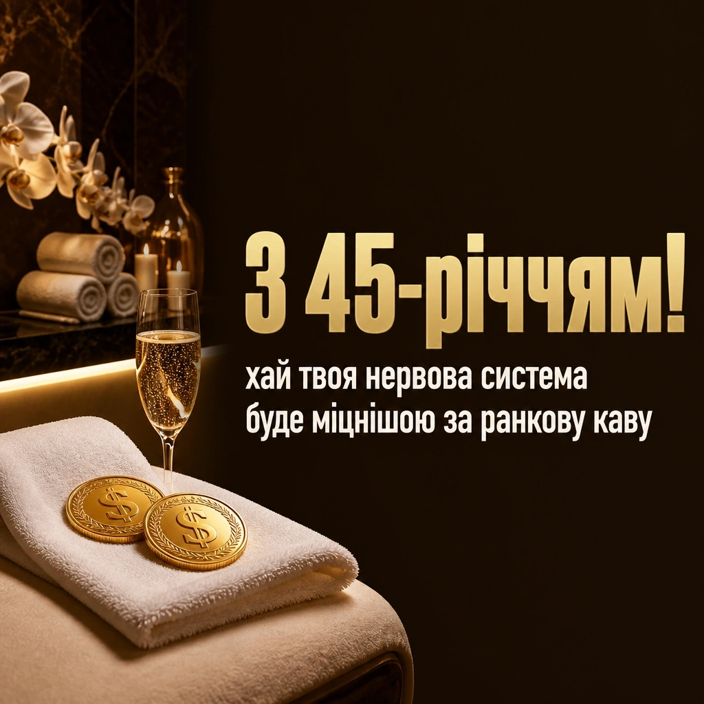 привітання з 45-річчям жінці