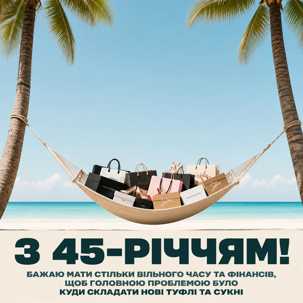 привітання з 45-річчям жінці