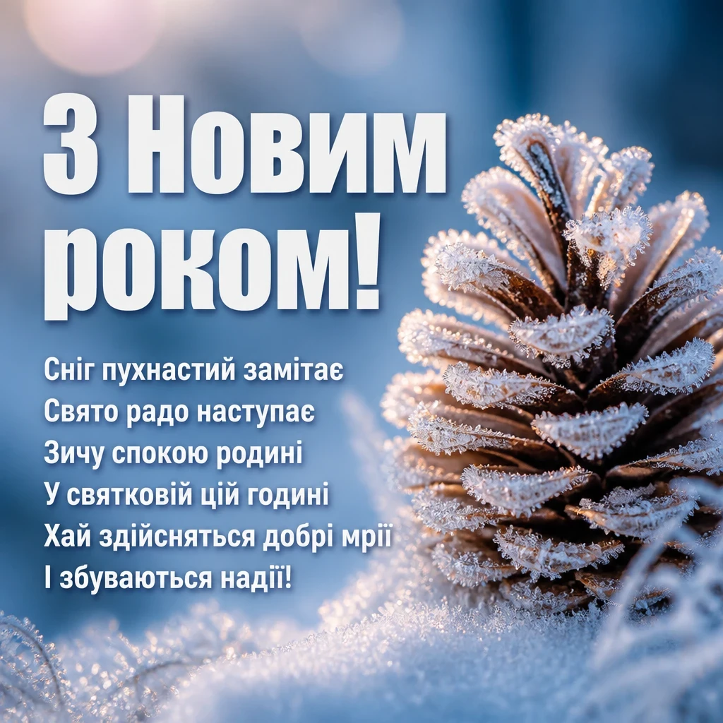 привітання з новим роком вірші