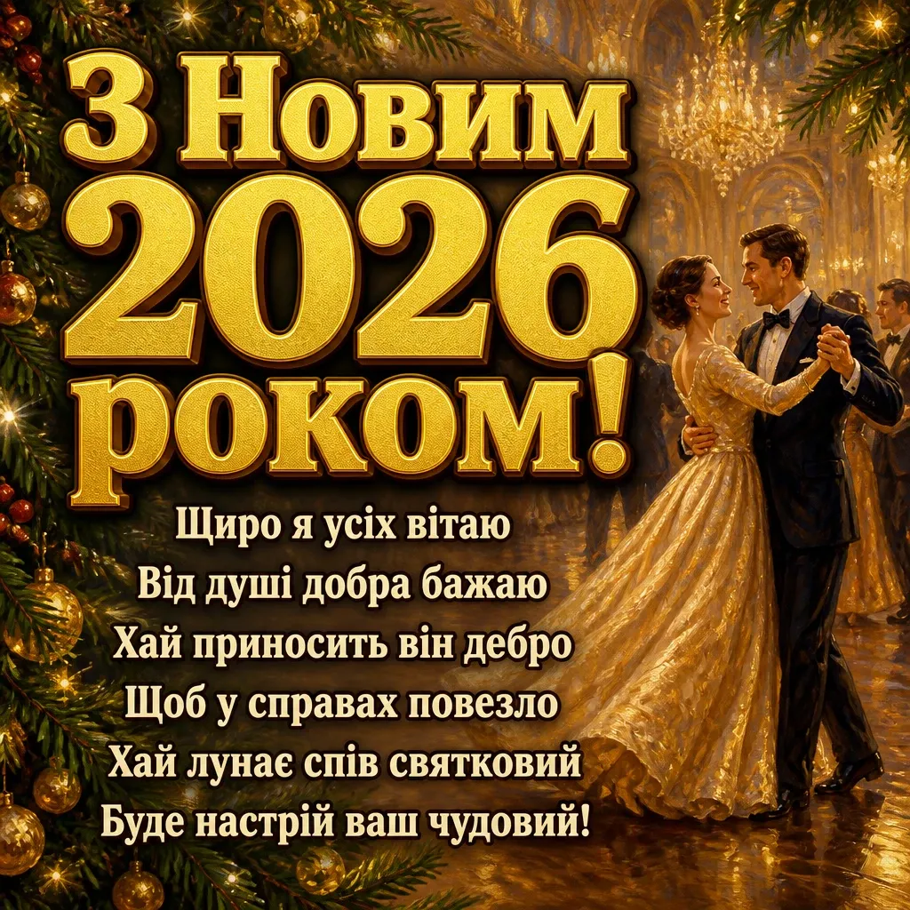 привітання з новим роком вірші