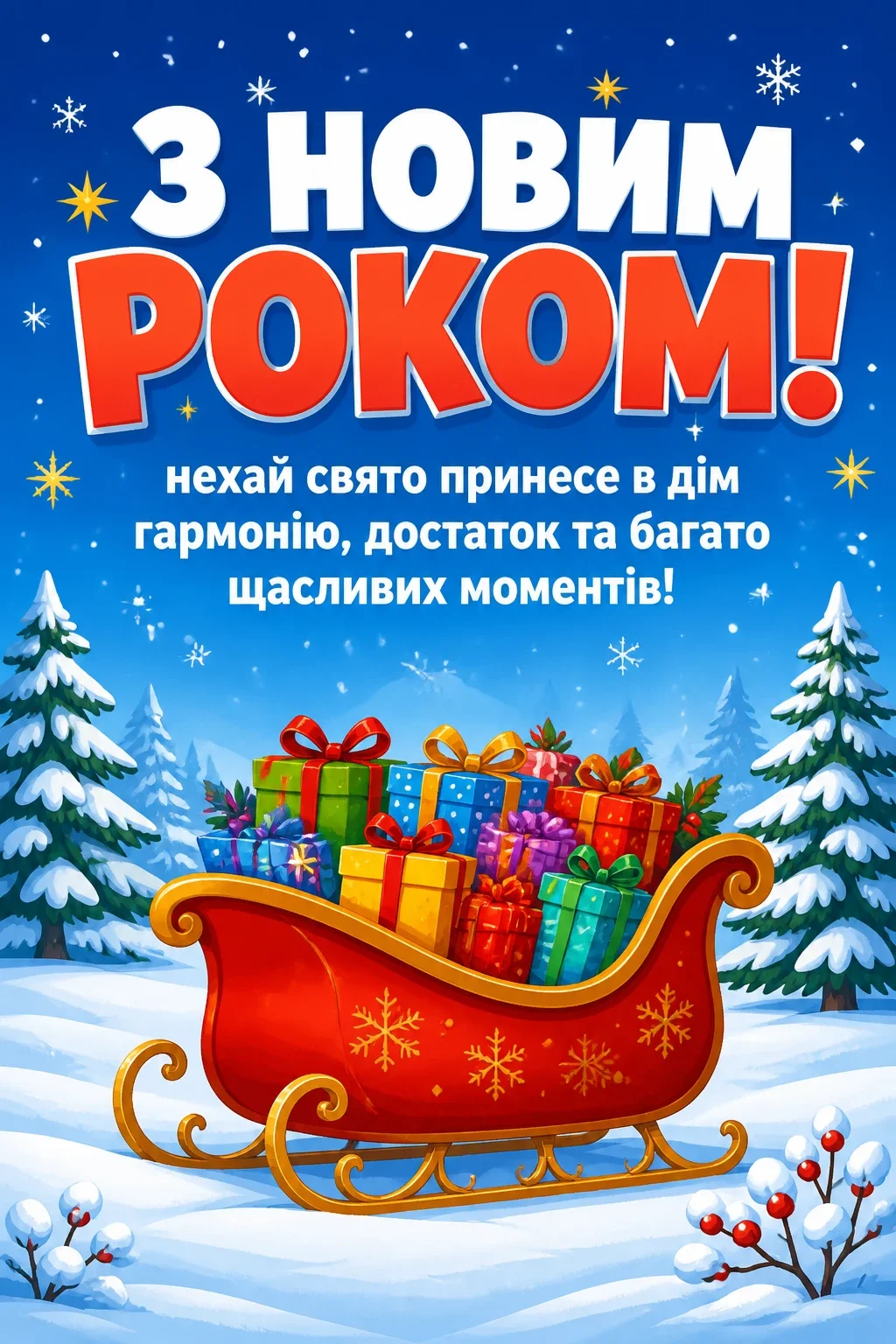 привітання з новим роком вірші