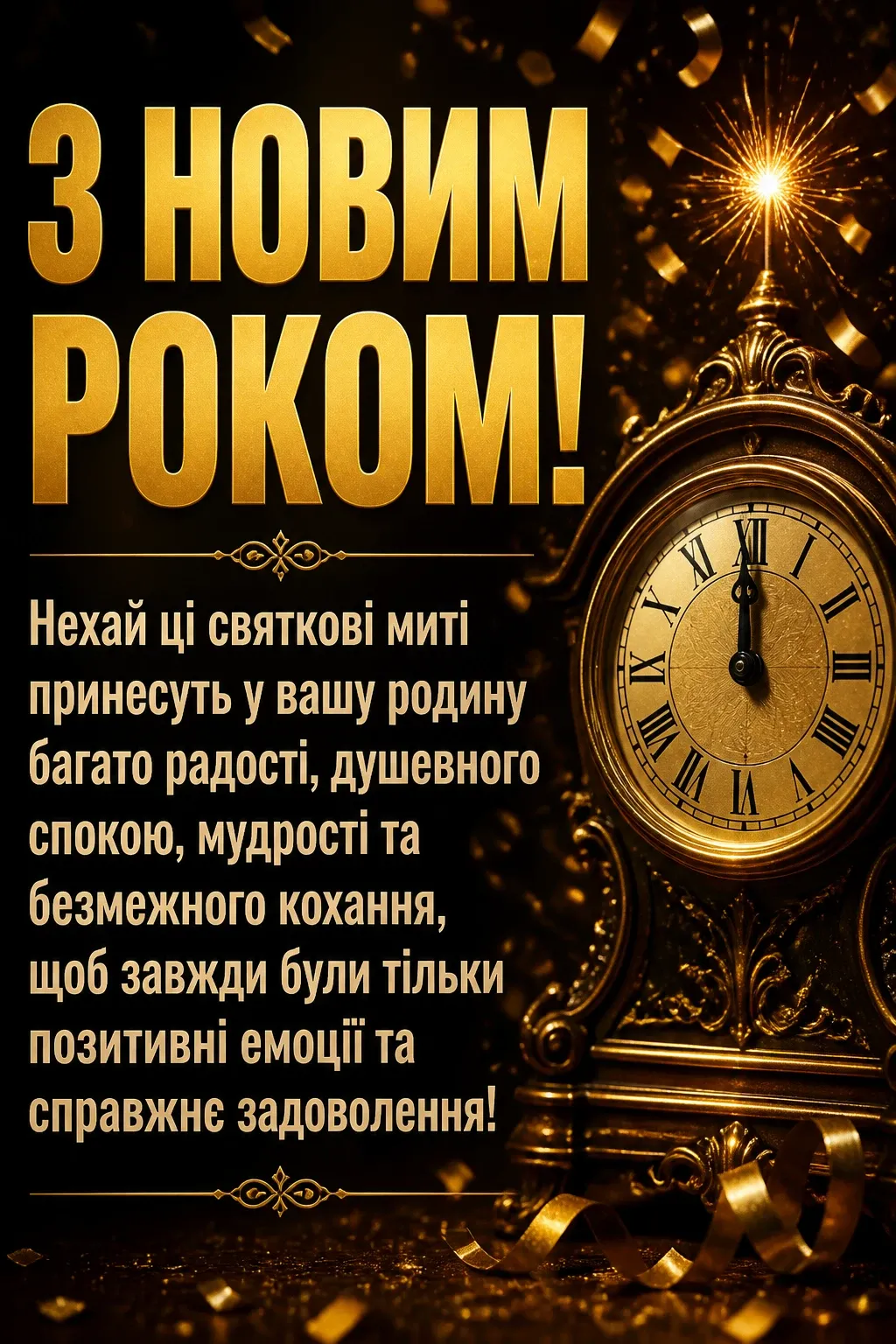 привітання з новим роком вірші