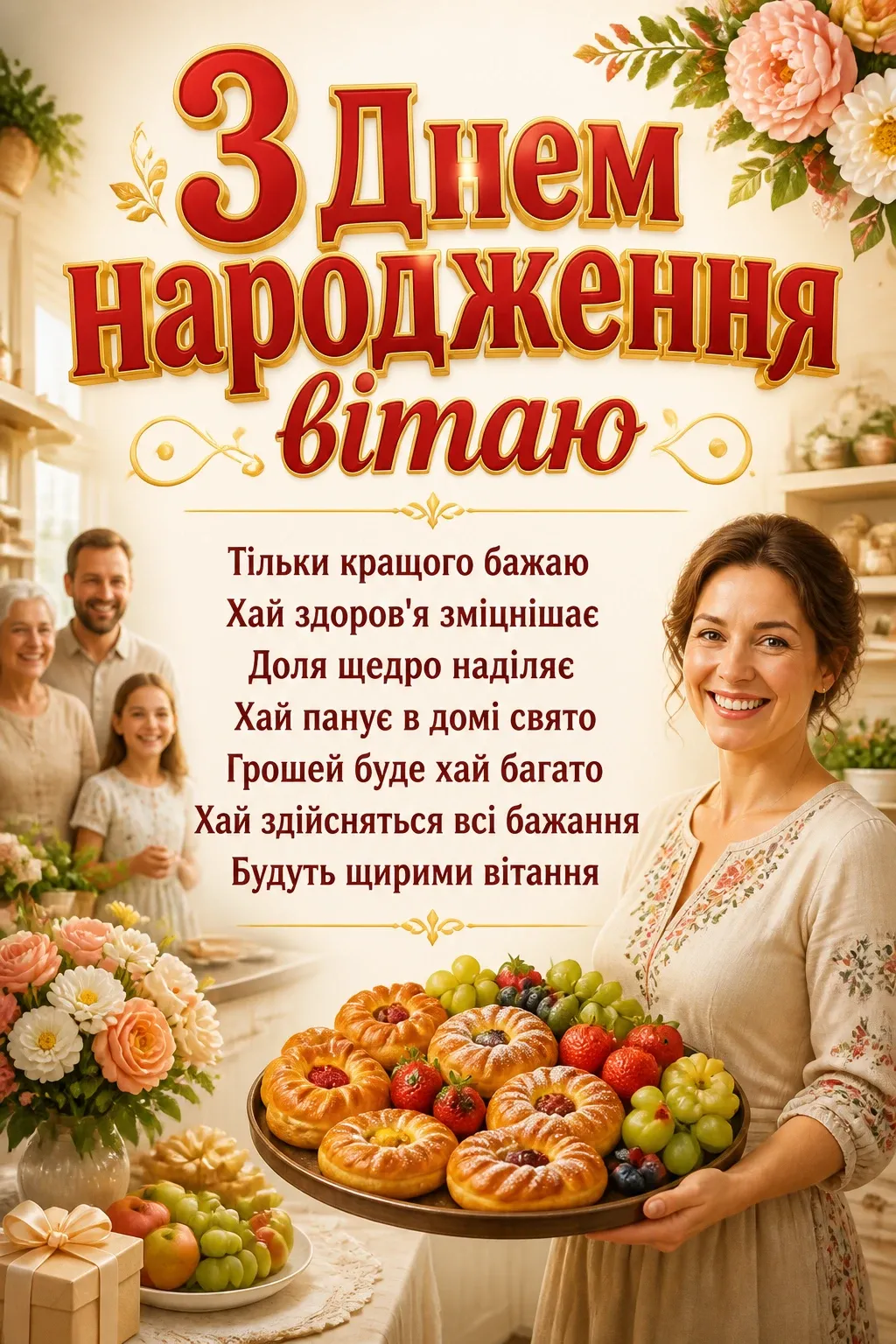 вірші привітання з днем народження вірші привітання з днем народження