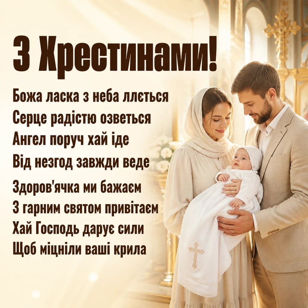 привітання на хрестини привітання на хрестини