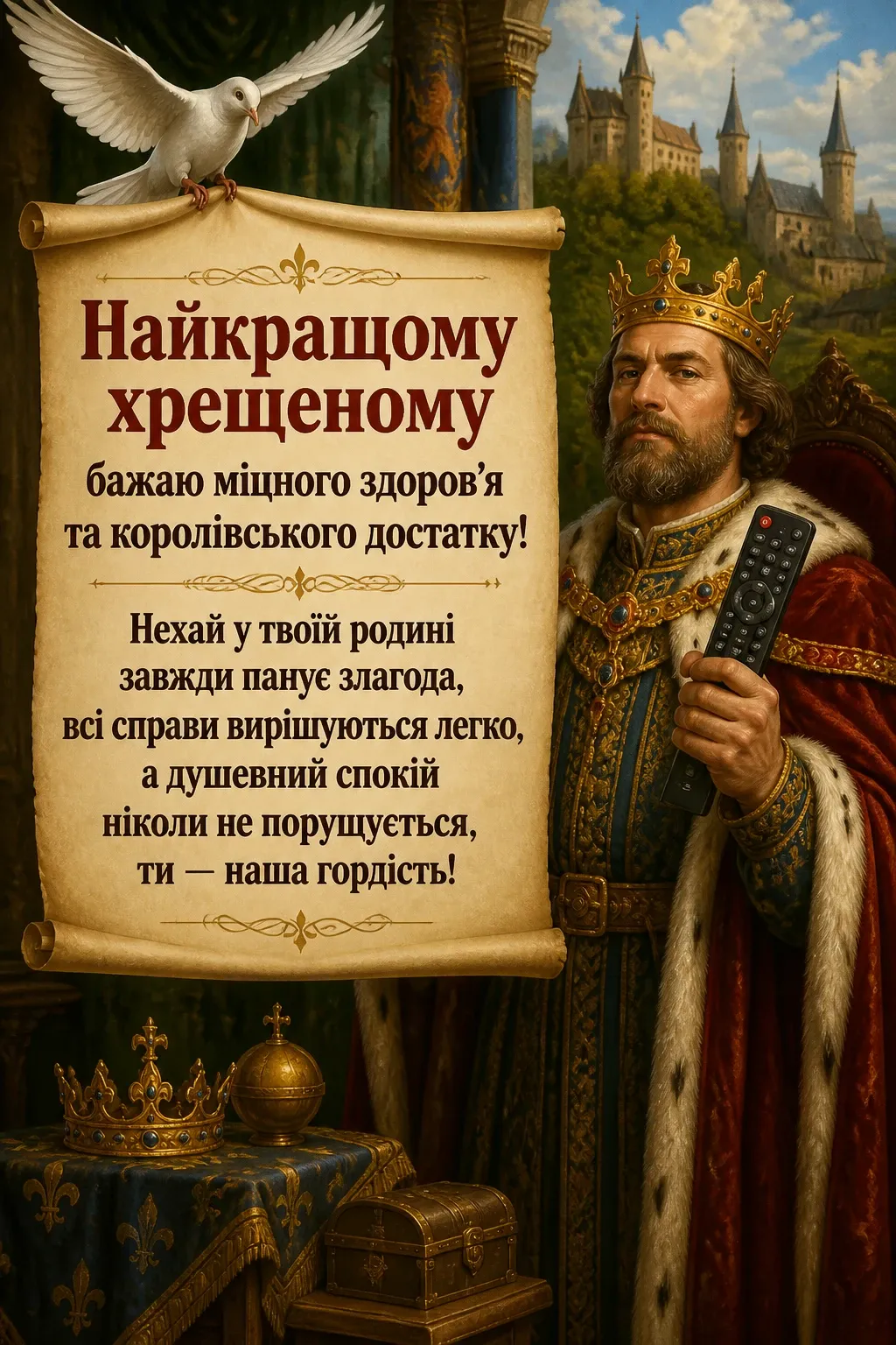 прикольні привітання з днем народження хрещеному