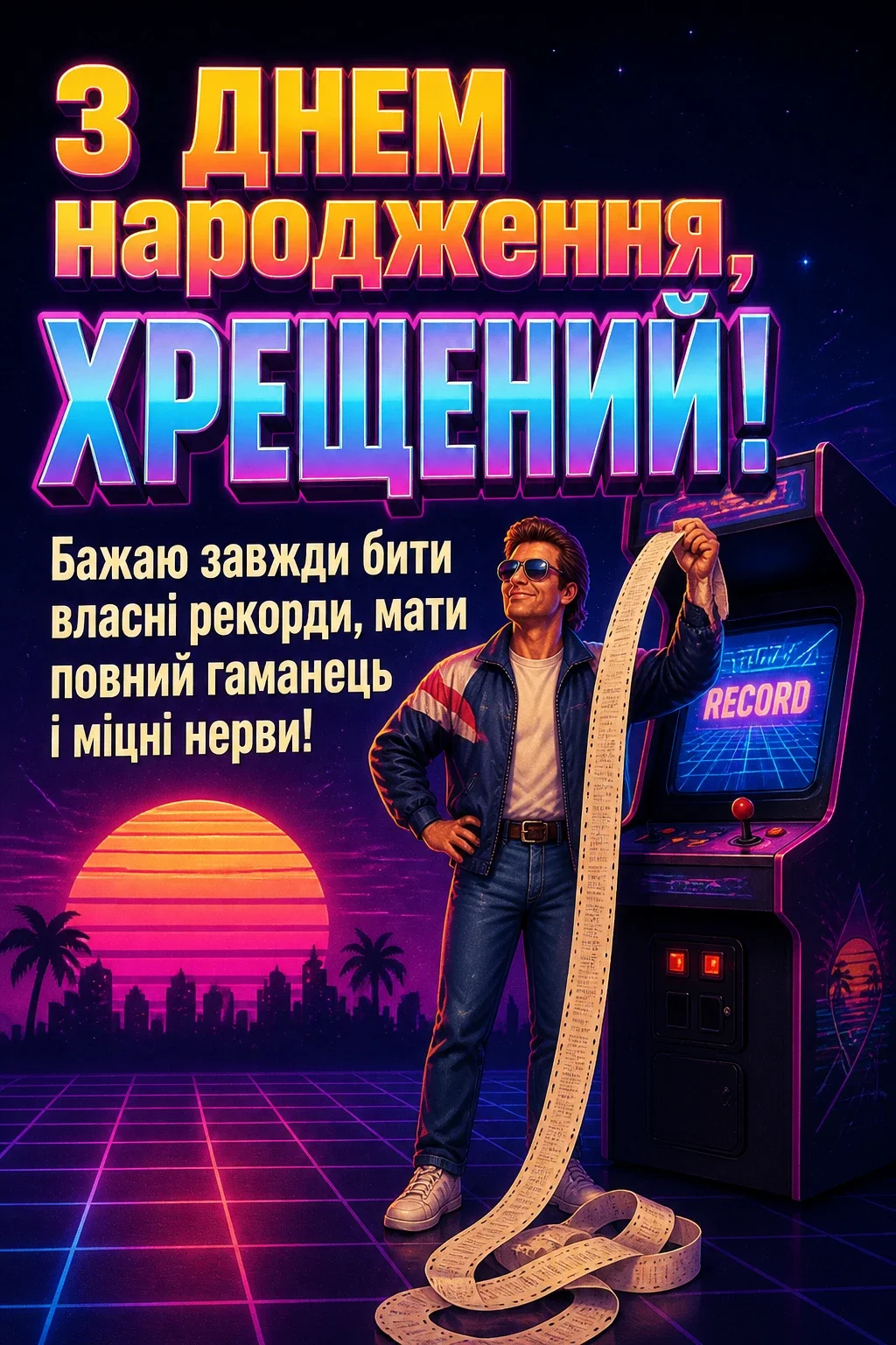 прикольні привітання з днем народження хрещеному
