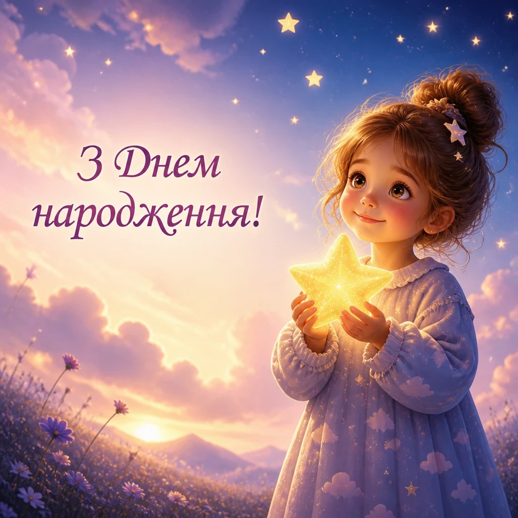короткі привітання з днем народження донечці