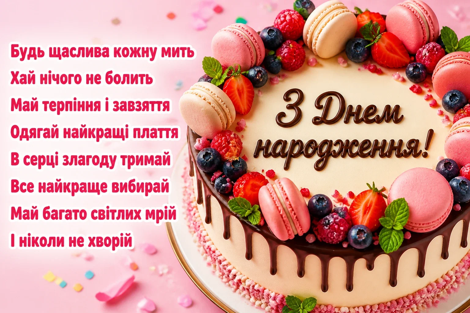 короткі привітання з днем народження донечці