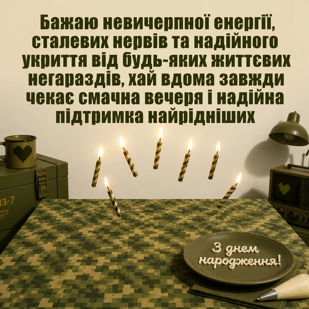 привітання з днем народження воїна