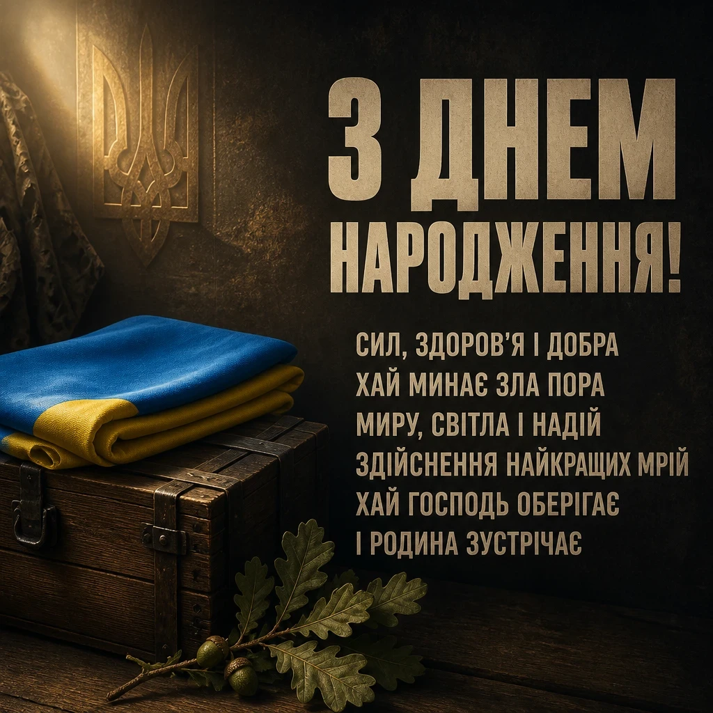 привітання з днем народження воїна