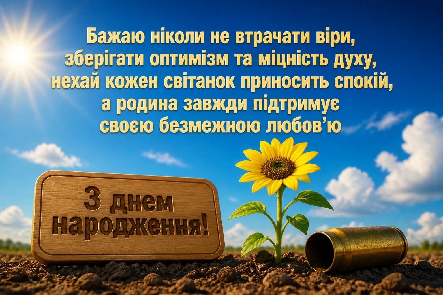 привітання з днем народження воїна