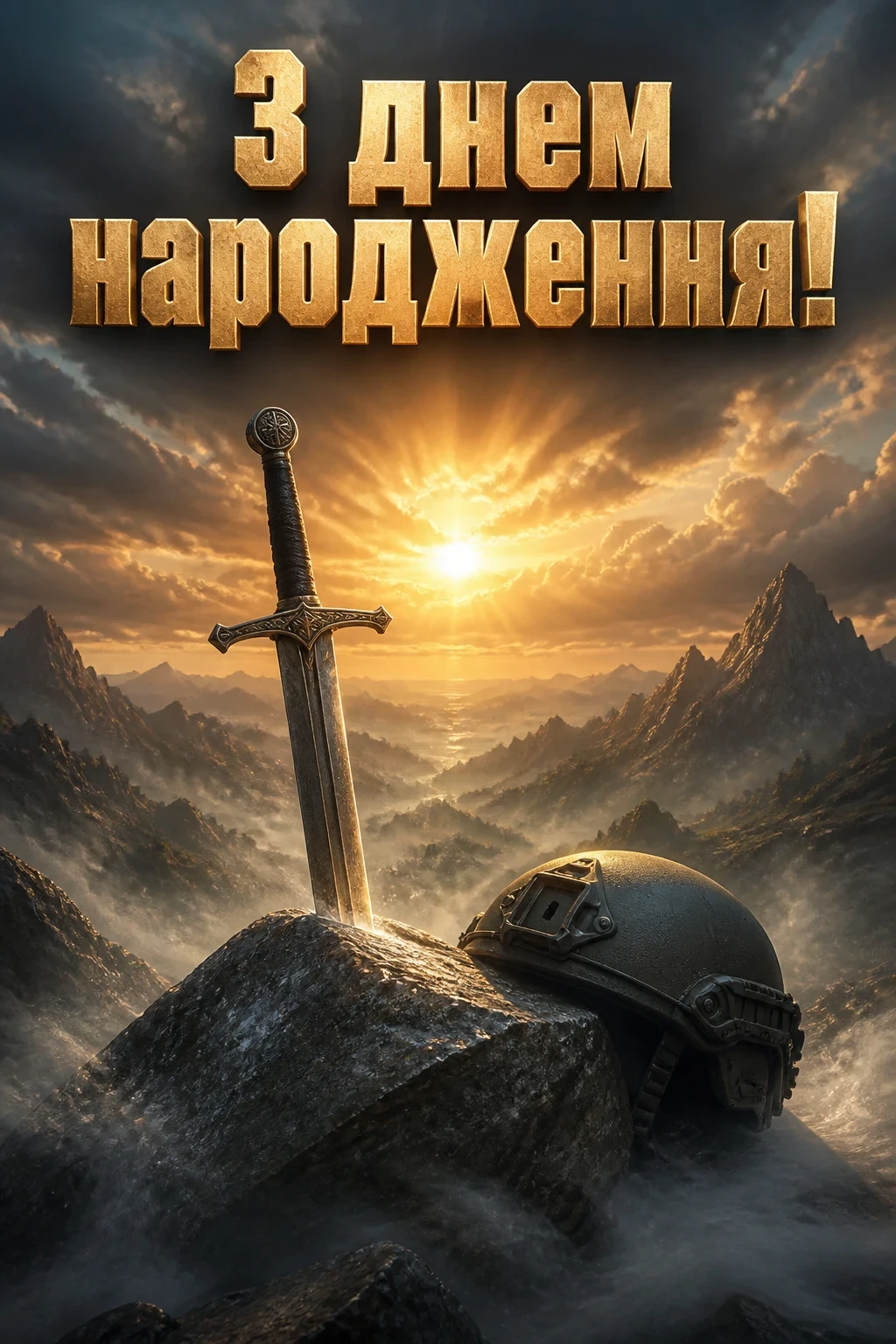 привітання з днем народження воїна