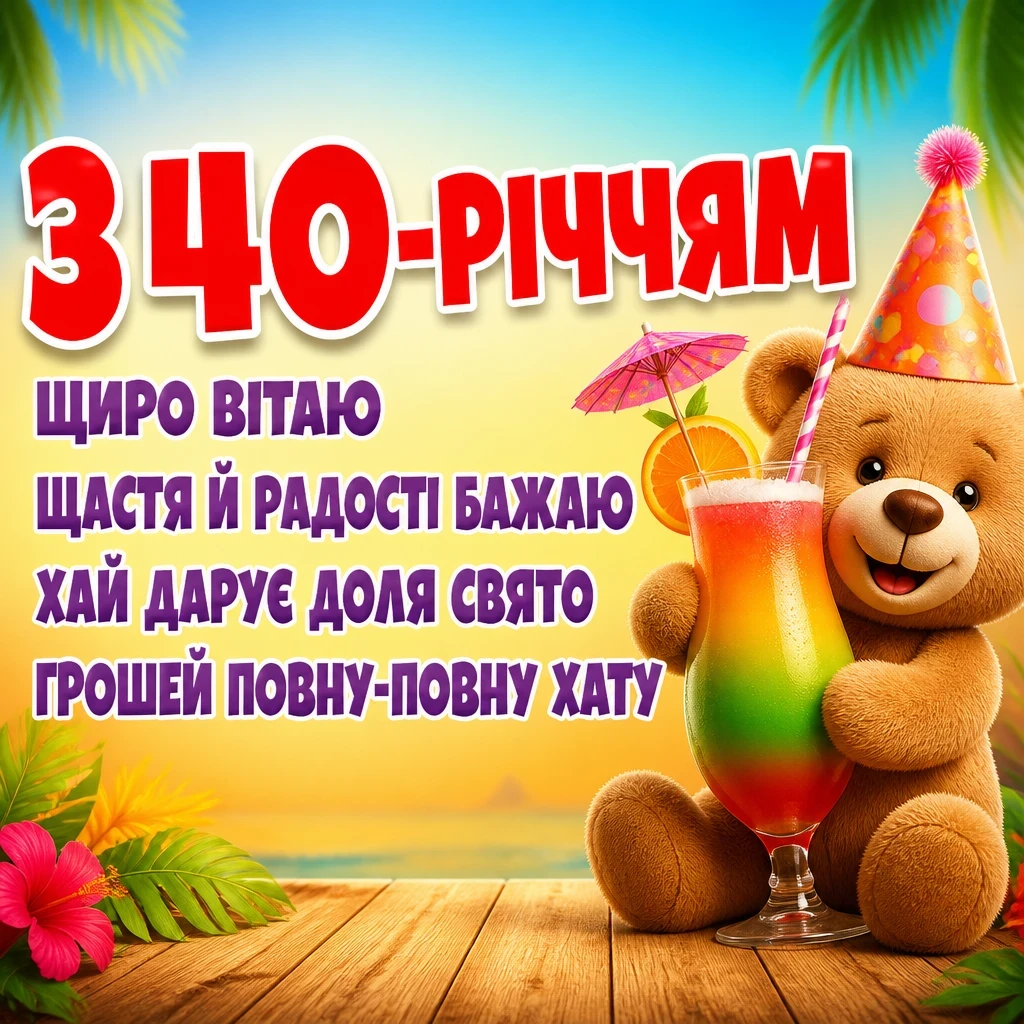 привітання з 40-річчям жінці прикольні привітання з 40-річчям жінці прикольні