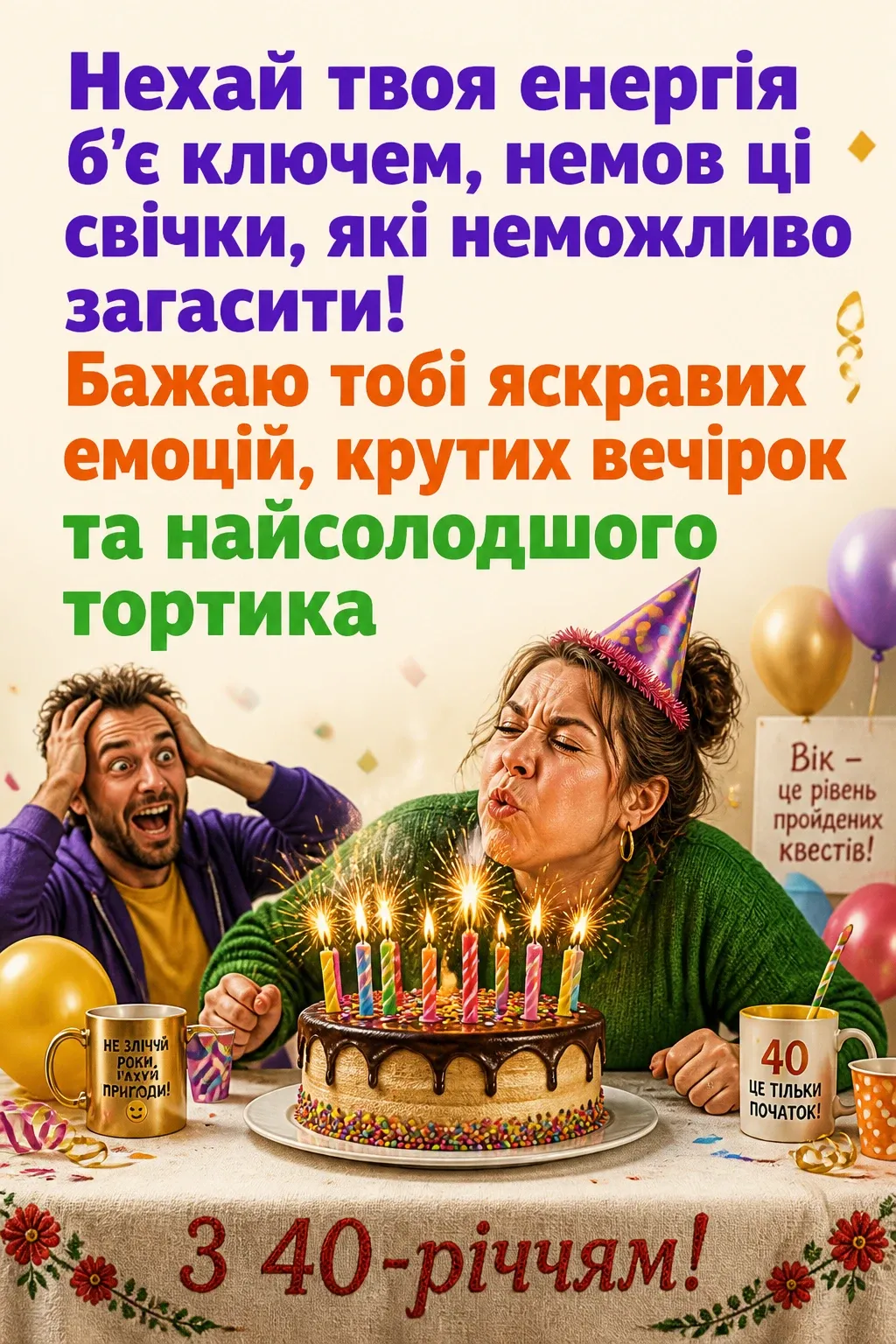 привітання з 40-річчям жінці прикольні привітання з 40-річчям жінці прикольні