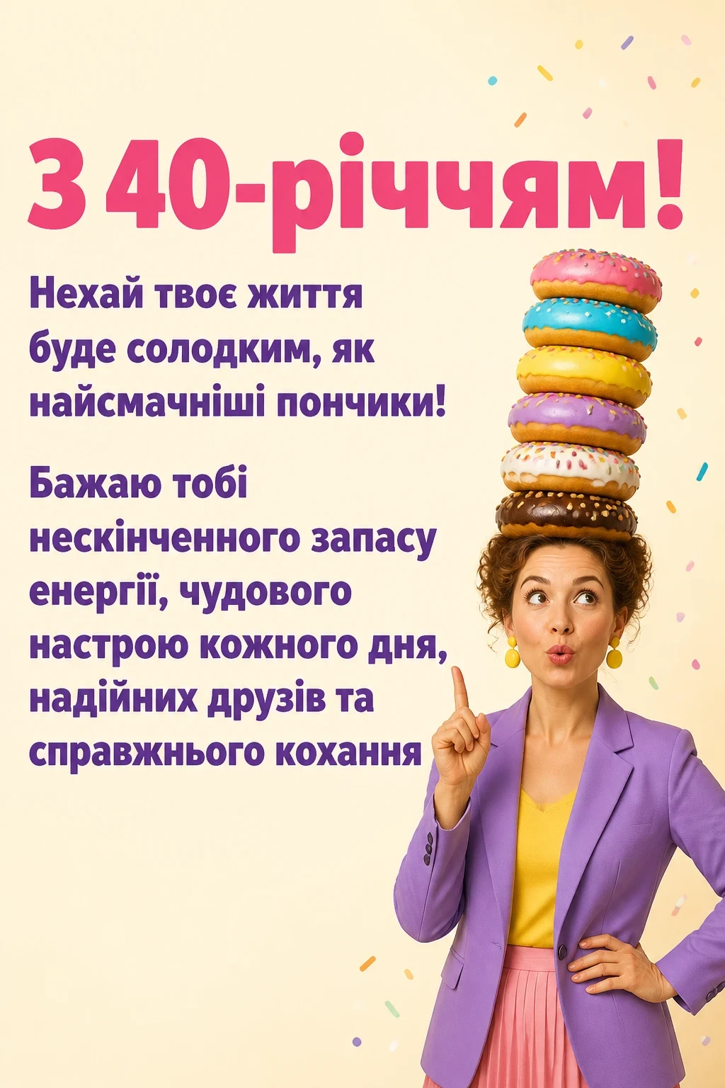 привітання з 40-річчям жінці прикольні привітання з 40-річчям жінці прикольні
