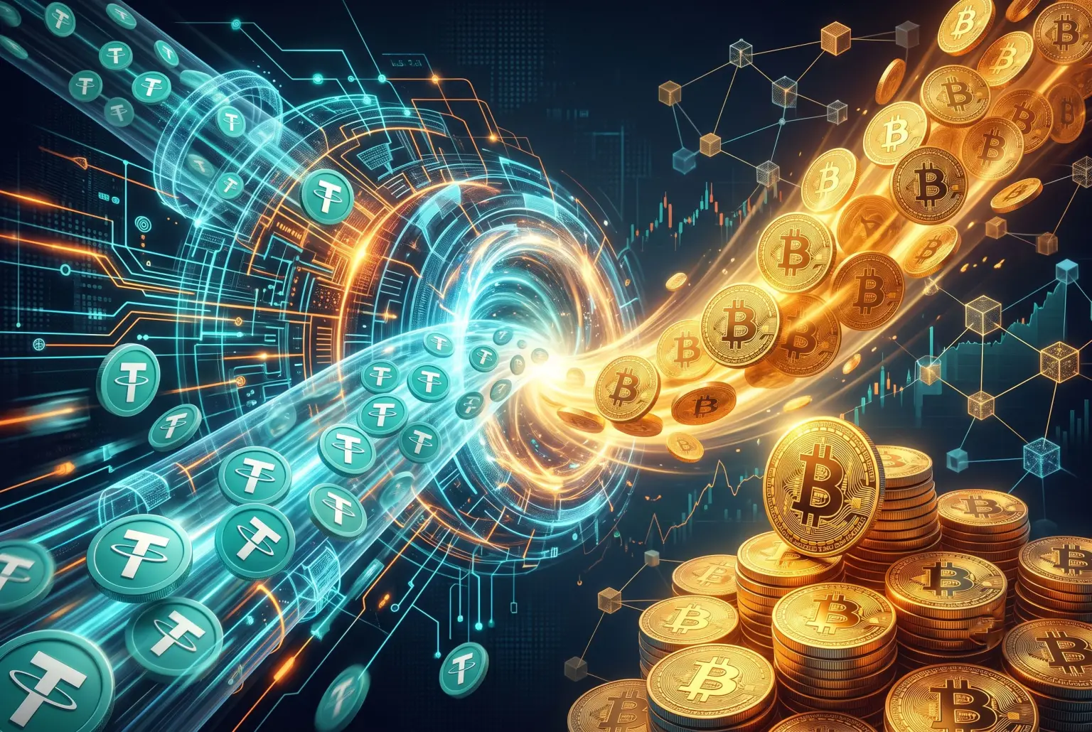 Обмін Tether TRC20 (USDT) з Bitcoin (BTC)